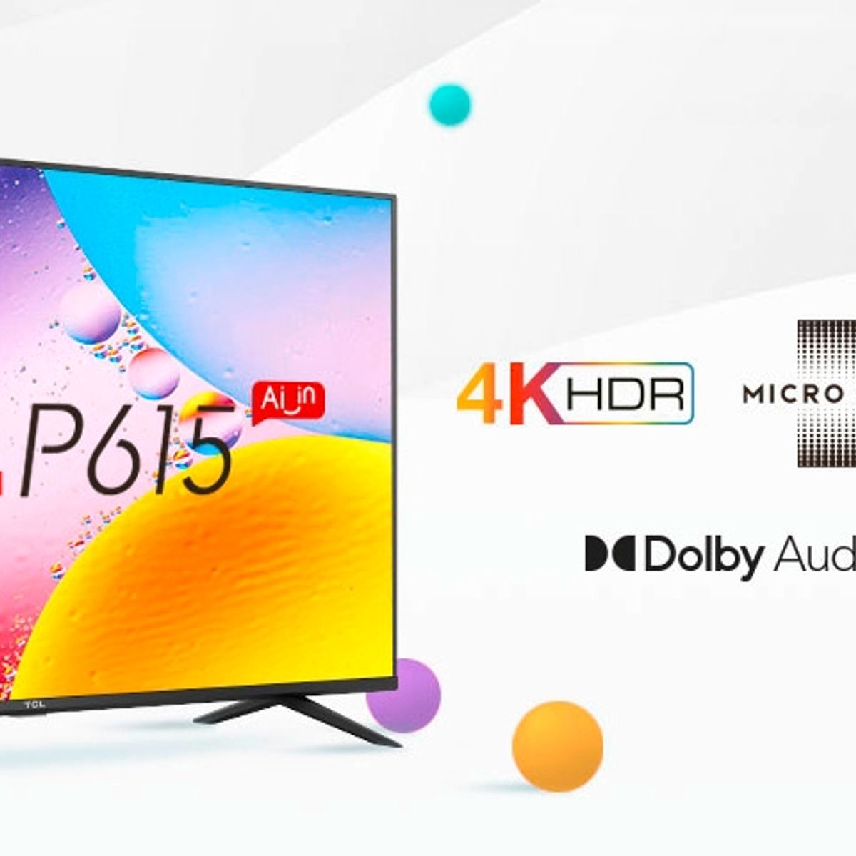 TCL - LED 43 TCL 43P615 4K UHD Smart TV Android