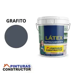 GENERICO - Látex al Agua Extracubriente Galon Color Grafito