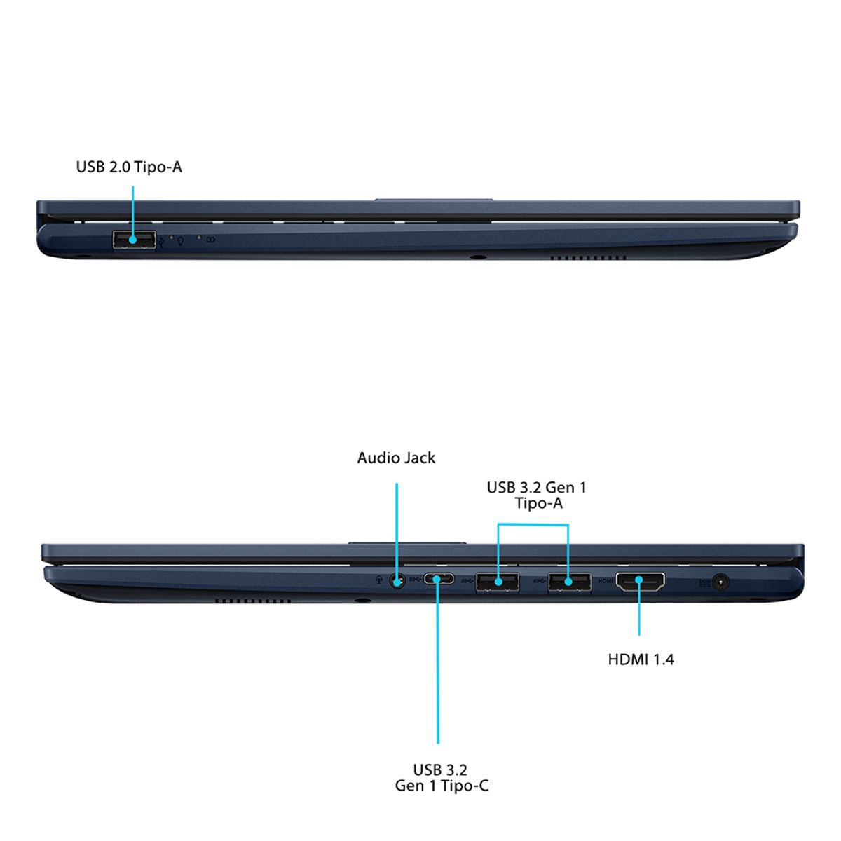ASUS - Notebook ASUS Vivobook 15 Intel Core 5 16GB RAM 512GB SSD 15.6"