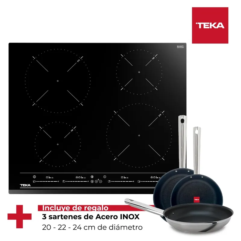 TEKA - Encimera Ibc-64010 Bk Ms Teka