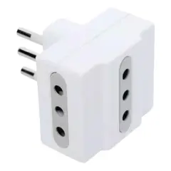 GEN - Enchufe Adaptador Triple Toma Corriente Ladron Electrica 10A