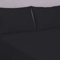 Sábana 144 Colores Super King Negro