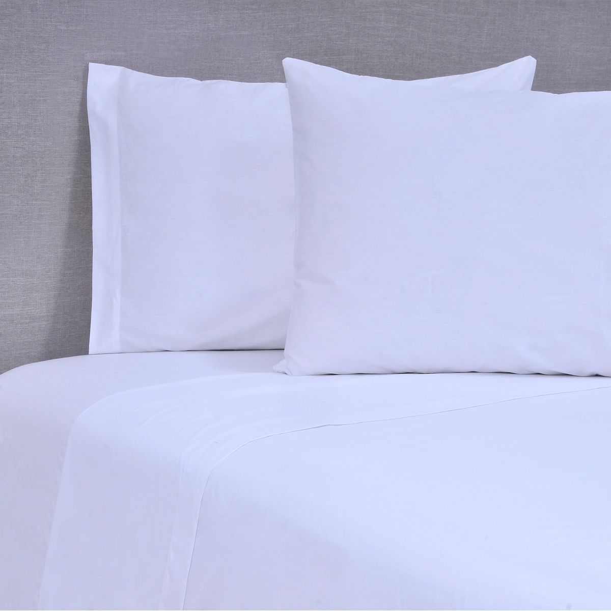 MASHINI - Sábana Bordada 144 Hilos Line Gris Mashini