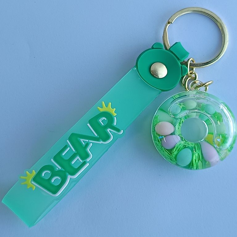 Llavero Diseno De Dona Verde 1