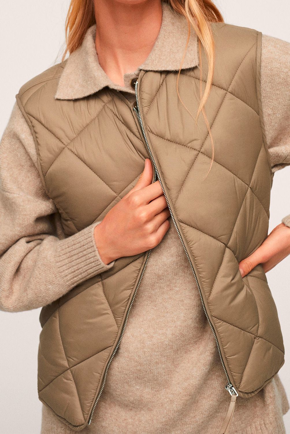MANGO - Chaqueta Ultralight Cierre Bang Mujer