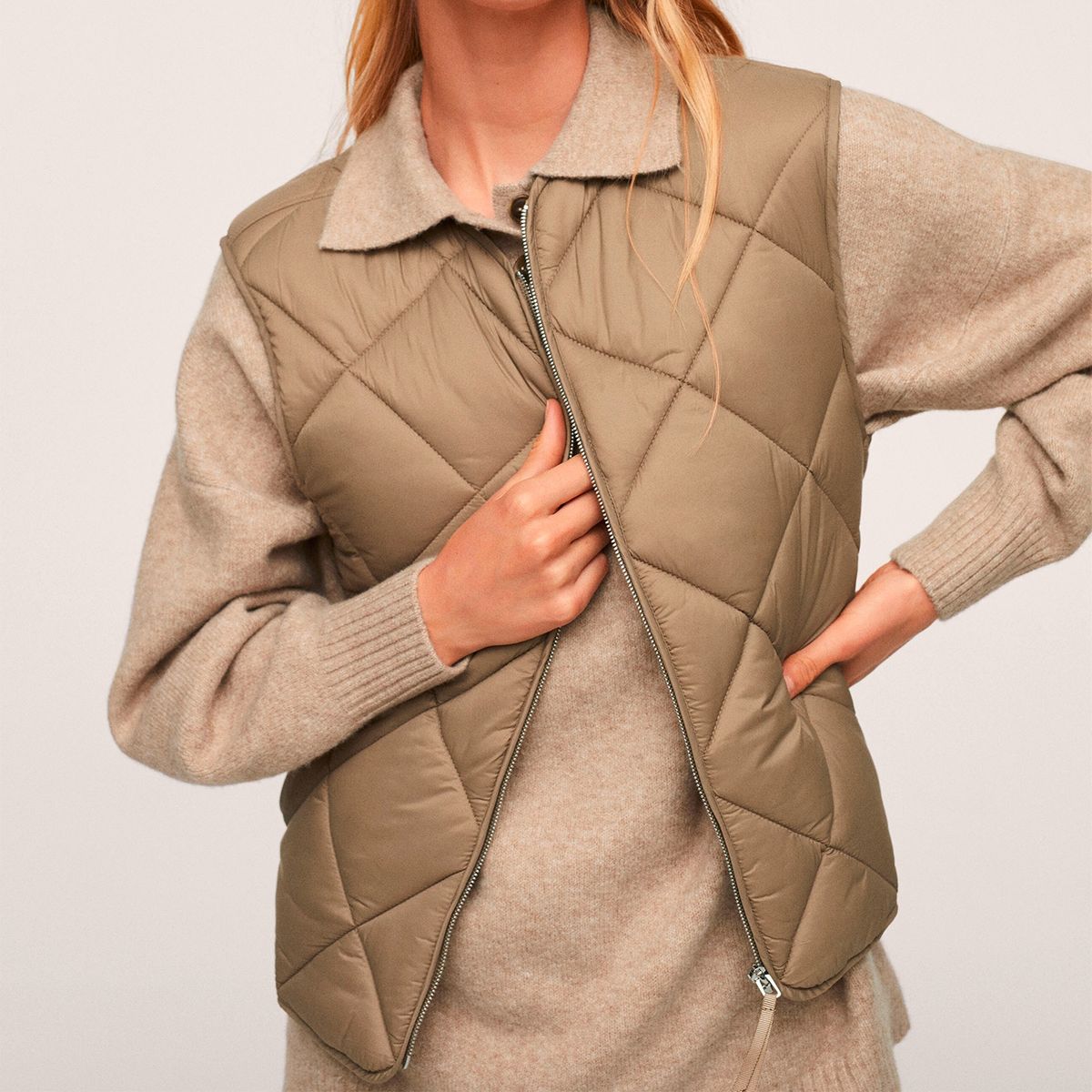 MANGO - Chaqueta Ultralight Cierre Bang Mujer