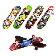 GENERICO - Set 6 mini juegos skate para dedos con accesorios