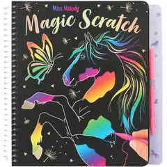 DEPESCHE - Cuaderno Magic-scratch Miss Melody - Crea Caballos Coloridos
