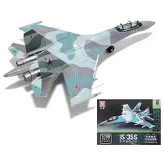 GENERICO - Avión Caza Ruso Sukhoi Su-35 Flanker-e, Escala 1100 Armable