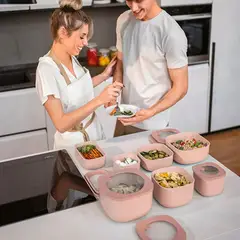 GUZZINI - Contenedor Store&More BIO Anti-Derrame Palo Rosa 1.9 Lts