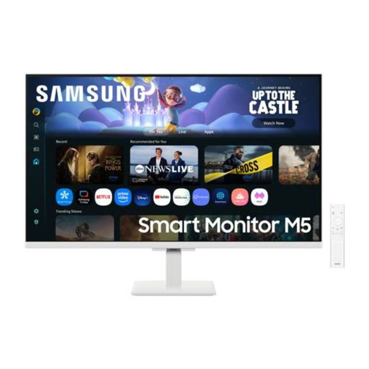 SAMSUNG - Monitor Plano Samsung Smart M5 32 Full HD VA HDMI USB WiFi Blanco