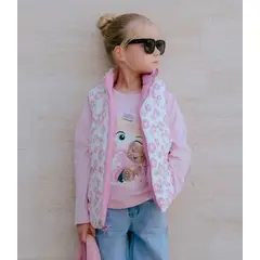 LIMONADA - Parka niña reversible palo rosa