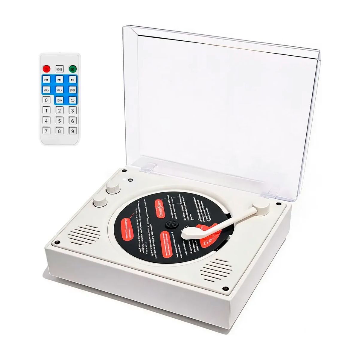 OFERTABKN - Reproductor De Disco Bluetooth Usb Portátil Retro