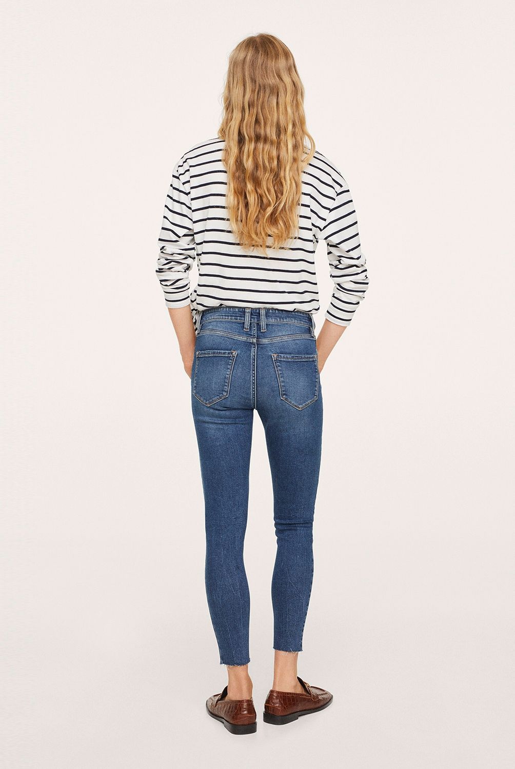 MANGO - Jeans Skinny Isa Tiro Medio Mango