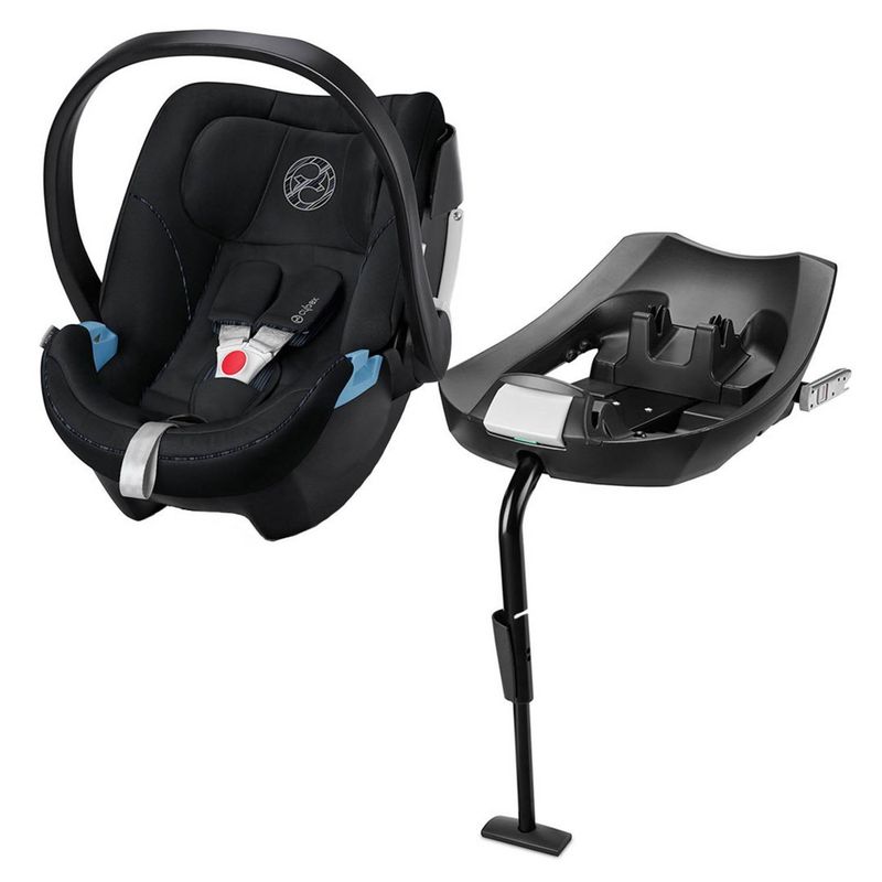 CYBEX - Silla Nido Aton 5 Negra + Base Cybex