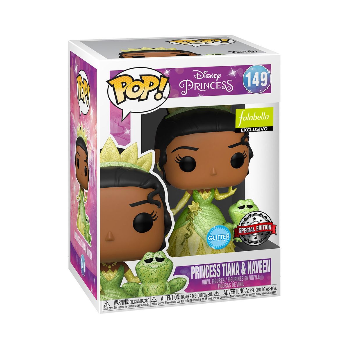 FUNKO - Funko Pop Disney Princess The Frog Tiana Y Naveen Gt Exclusivo Falabella #54673