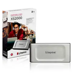 KINGSTON - Unidad SSD 2TB 2000MB/S XS2000 USB-C 3.2 Gen 2x2 SXS2000/2000G