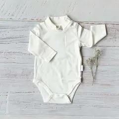 WAWA BABY DESIGN - Body Beatle Hueso Algodón Pima