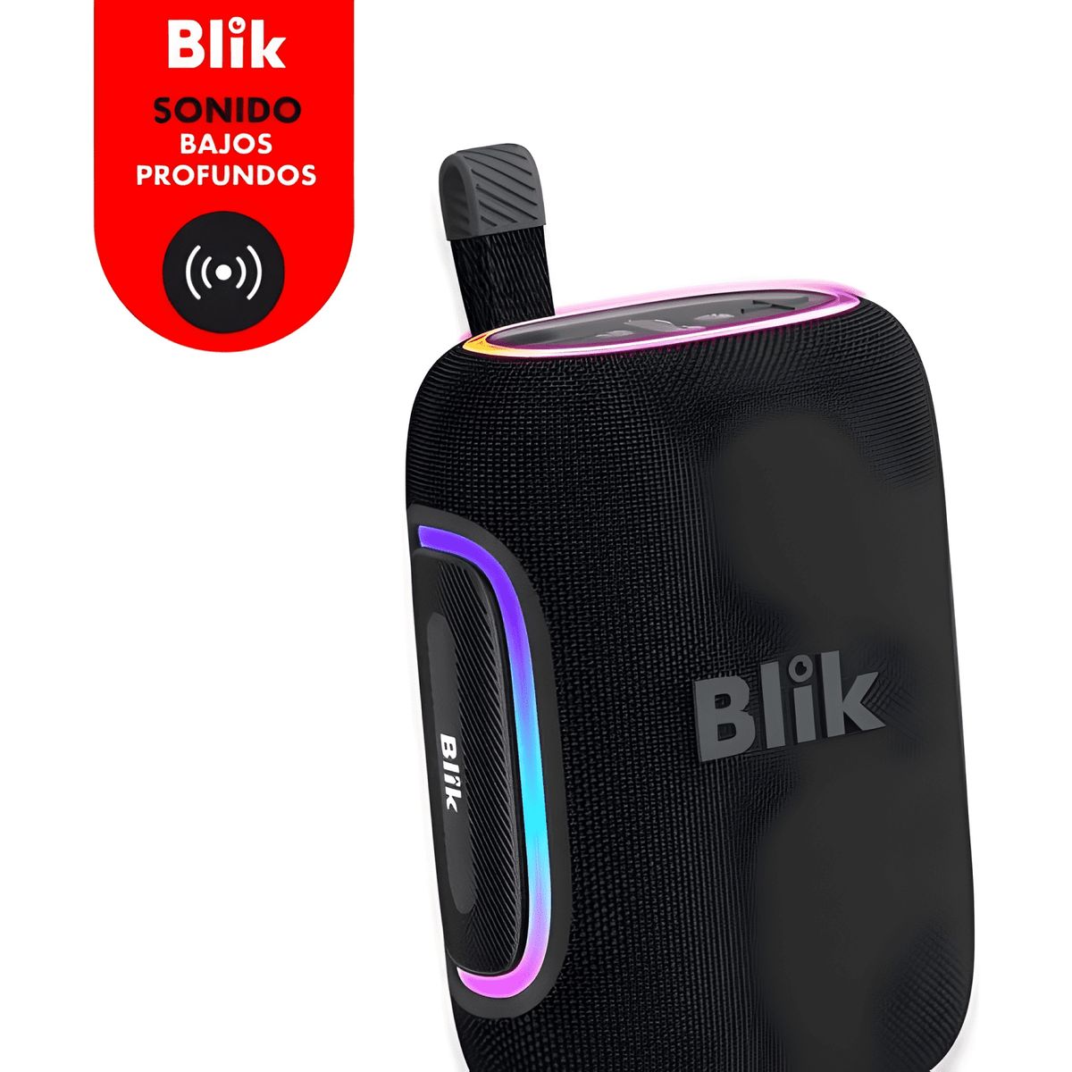 GENERICO - Parlante bluetooth portátil bass hype-u3 Negro