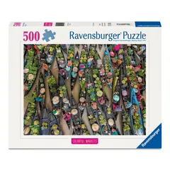 RAVENSBURGER - Puzzle 500 Piezas Mercado Flotante
