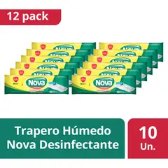 NOVA - Pack 12 Trapero Humedo Desinfectante