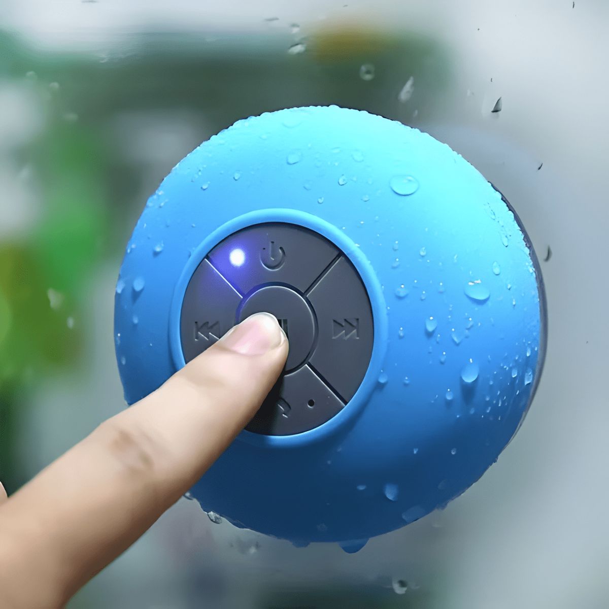 GENERICO - Parlante portátil bluetooth ducha resistente al agua