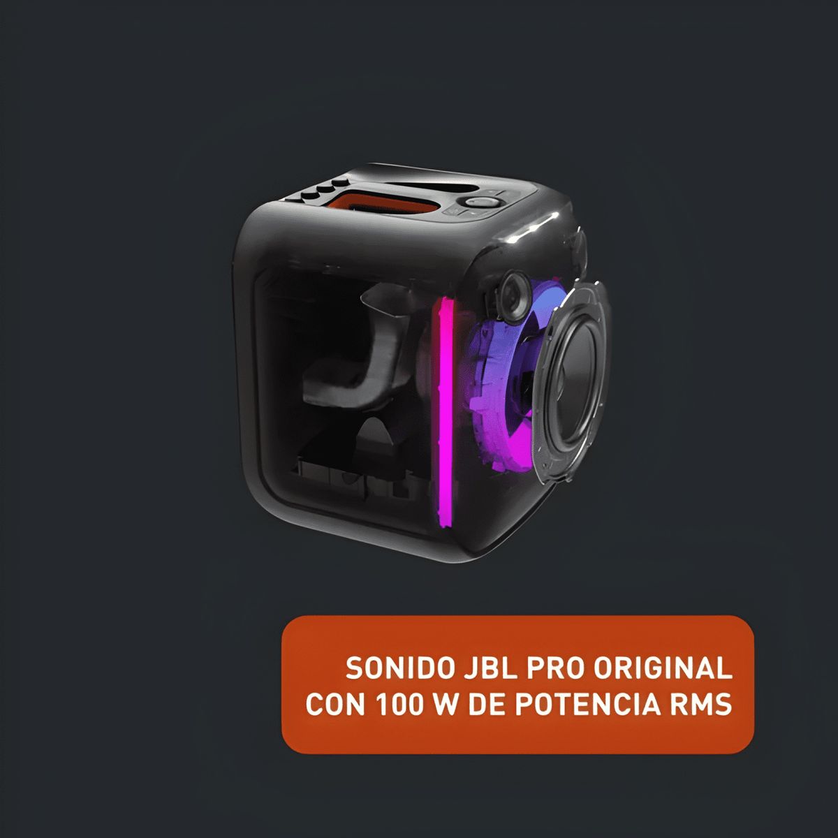 GENERICO - Parlante portátil con bluetooth waterproof Negro 1