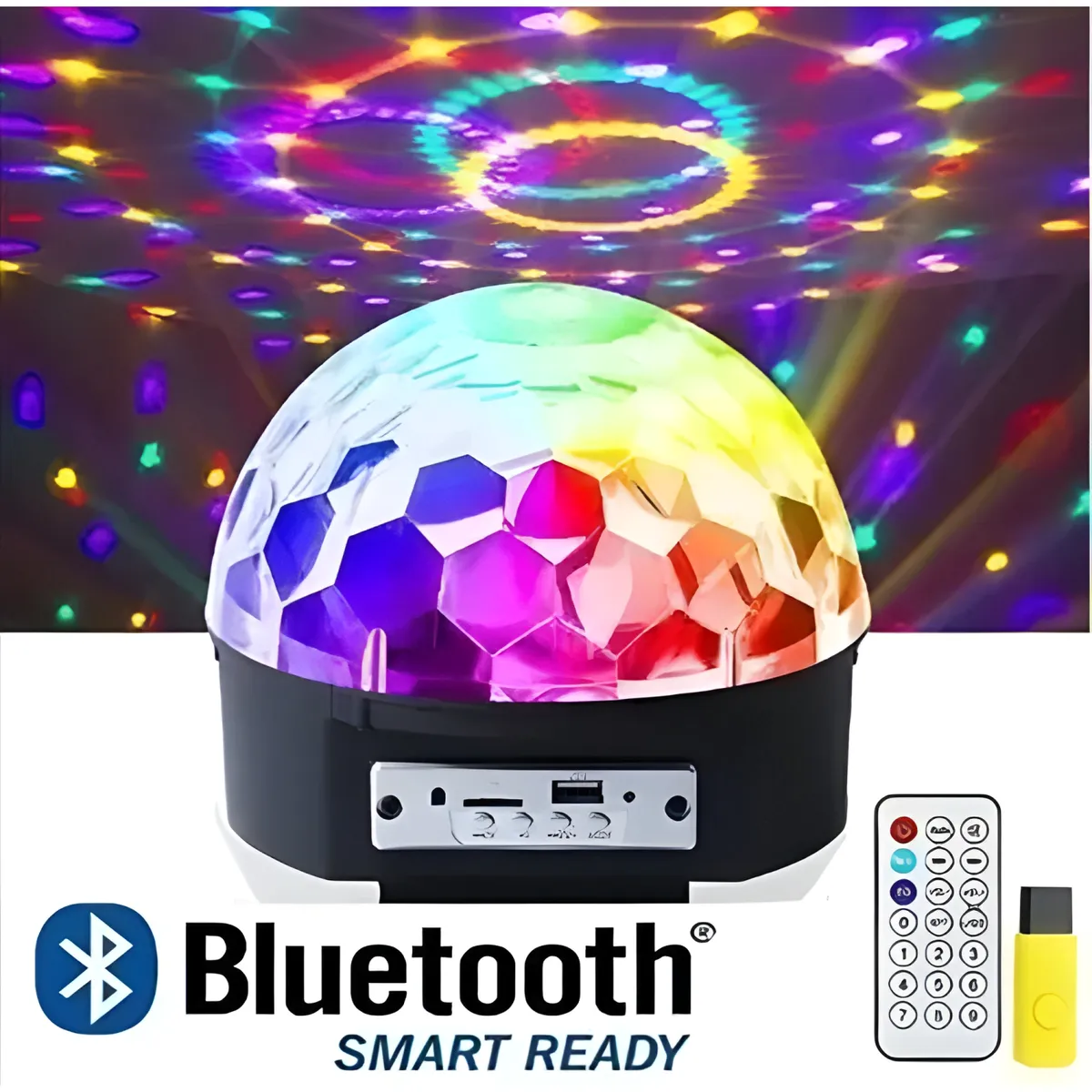 GENERICO - Luces esfericas con parlante bluetooth
