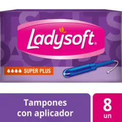 LADYSOFT - Tampones absorción Super Plus 8un