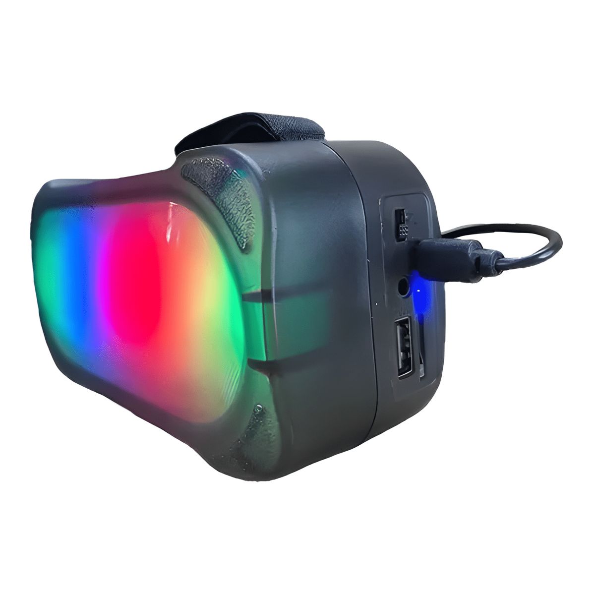 GENERICO - Parlante portatil bluetooth luces rgb