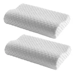 GENERICO - Pack X2 Almohada Memory Cervical Ortopédica Con Memoria.
