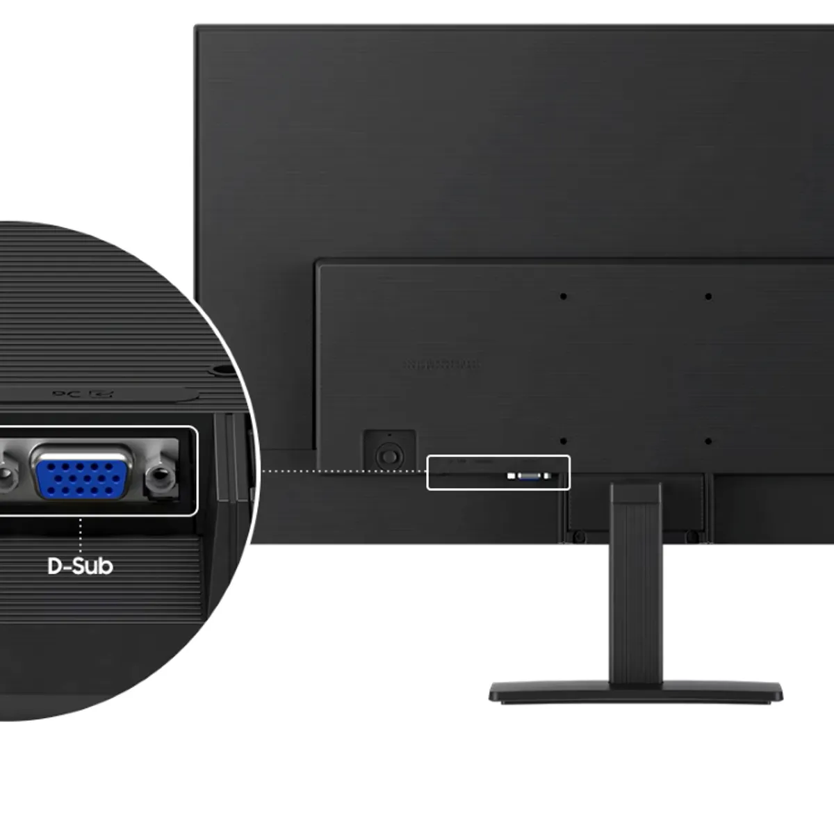 SAMSUNG - Monitor Samsung 22″ Essential Monitor S30GD 100Hz Plano FHD
