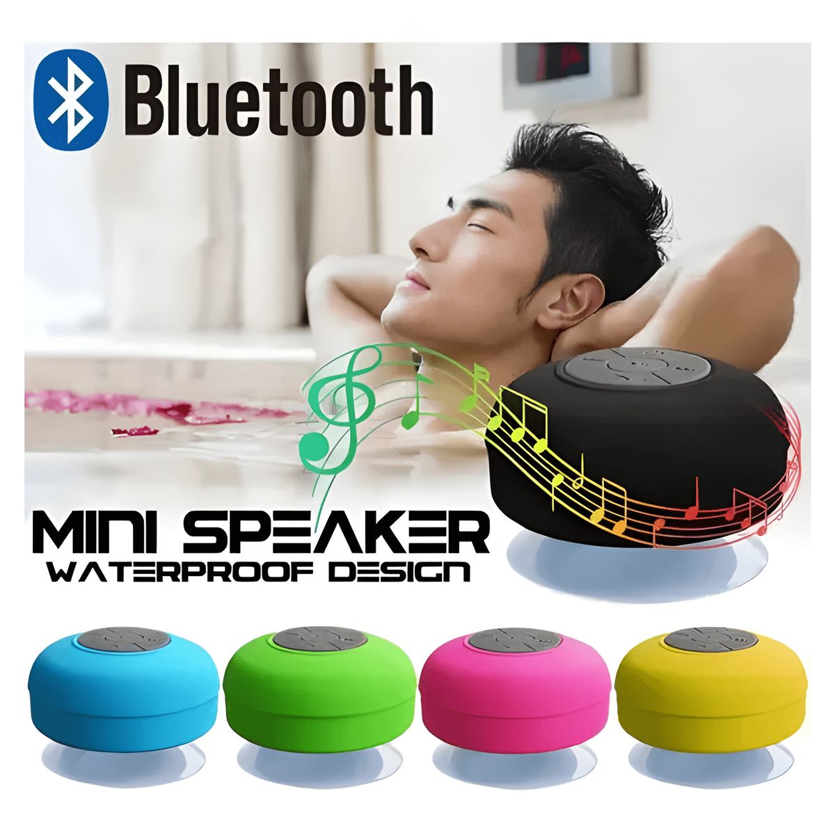 GENERICO - Parlante portátil bluetooth xd djs a prueba de agua