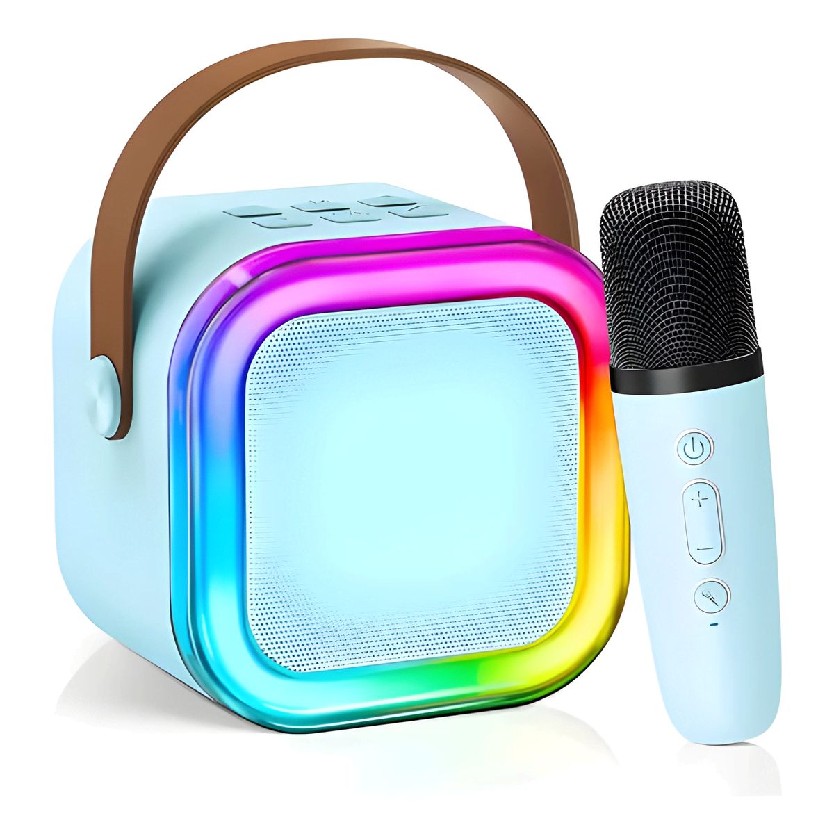 GENERICO - Parlante con microfono portátil inalambrico bluetooth karaok