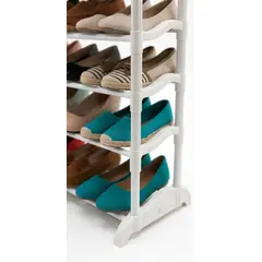 MOVI - Organizador De Zapatos Zapatero 10 Niveles Multifuncional Alta Capacidad Hasta 30 Pares Estante Ahorro De Espacio