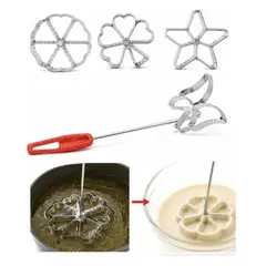 OEM - Molde Repostero Para Freir Flores Dulces Y Buñuelos 4 Forma