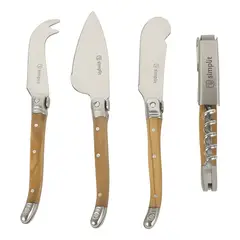 GENERICO - Set cuchillos para queso 4 pcs
