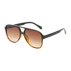 VATYERTY - Gafas de moda con barra superior de lentes teñidas