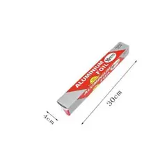GENERICO - Papel de Aluminio Ultra Resistente 30 Metros - Formato Familiar de Máximo Rendimiento