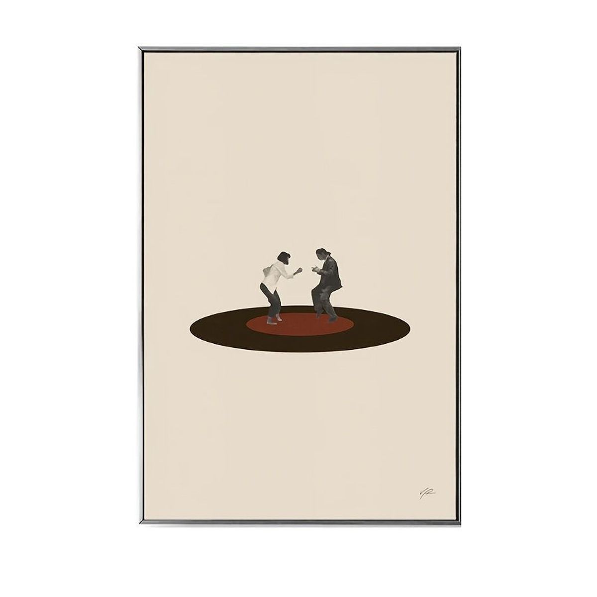 VATYERTY - Póster Minimalista De La Película Pulp Fiction