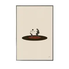 VATYERTY - Póster Minimalista De La Película Pulp Fiction