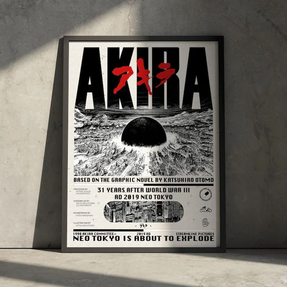 VATYERTY - Cuadro Akira Anime Poster Print