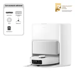 MOVA - Aspiradora y Trapeadora Tecnología FlexReach 19000 Pa P50 Pro Ultra Blanca + Cleaning Kit