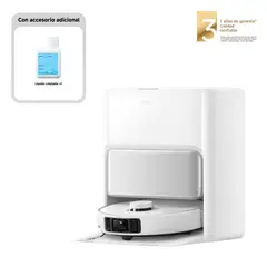MOVA - Aspiradora y Trapeadora Tecnología FlexReach 19000 Pa P50 Pro Ultra Blanca + Líquido Limpiador