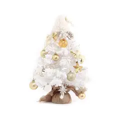 VATYERTY - Adornos LED de escritorio para árbol de Navidad 50cm