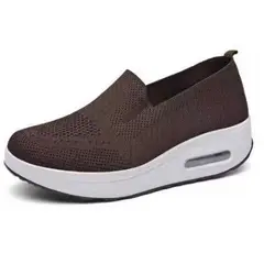 VATYERTY - Zapatillas deportivas transpirables sin cordones para mujer
