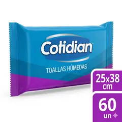 COTIDIAN - Toallitas Húmedas Aloe Vera & Vitamina E