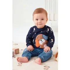 TEDMIMAK - Conjunto Polerón Y Jeans Bebe