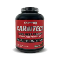KIFFER - PROTEINA CARNITECH 100% BEEF HIDROLIZADA Y AISLADA 5LB CHOCOLATE -KIFFER