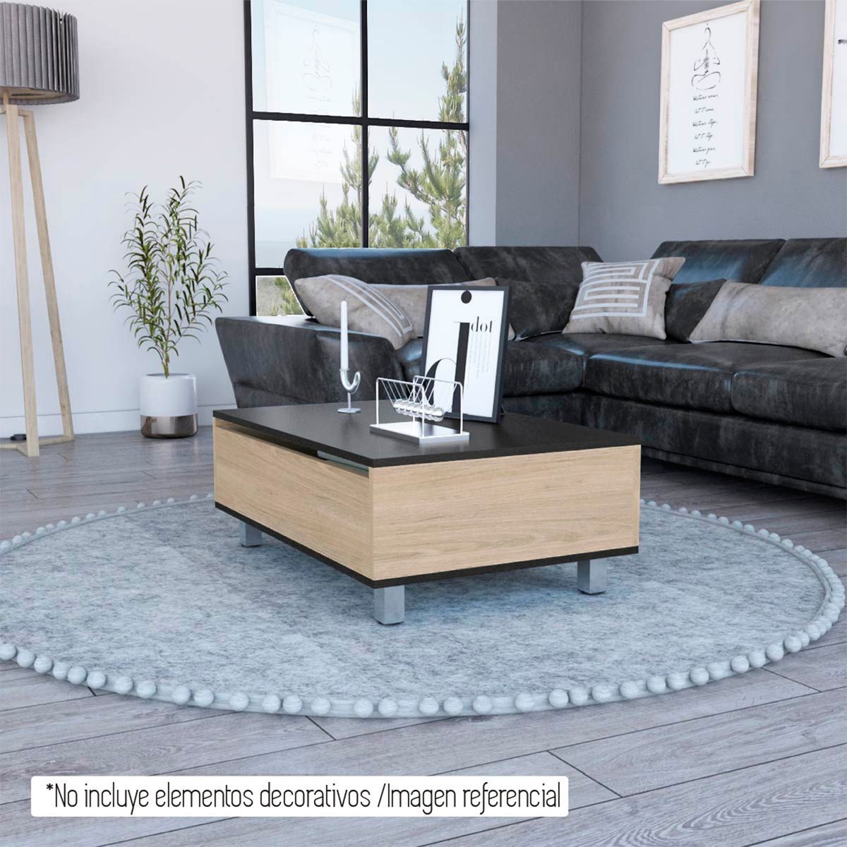 TUHOME - Mesa De Centro Rectangular Tuhome